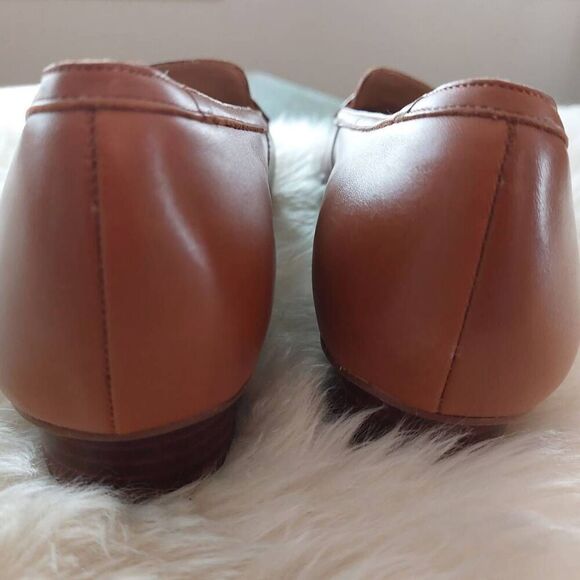 Talbots Estelle Gold Chain detailed loafer flat size 7.5 - Picture 5 of 9